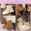 Stilvolle und warme Damen-Plateau-Schneestiefel mit dicker Sohle, wasserdichte Winterstiefeletten