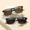 New Intelligent Photochromic Reading Glasses Ultra-light TR90 Full-frame Presbyopia Glasses Anti-blue Light Far Sight Glasses