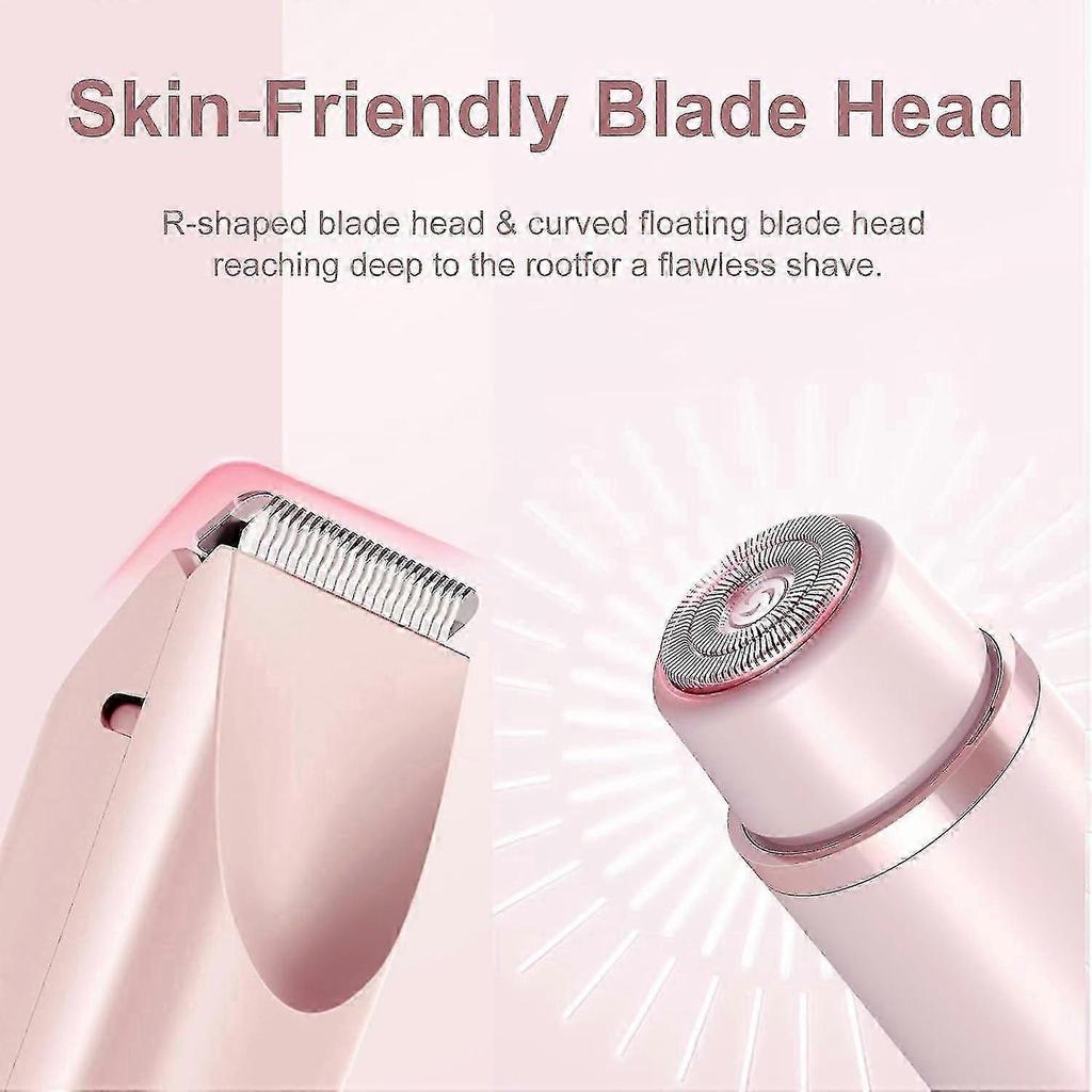 Glow Aura Bikini Shaver, GlowShave 2 1 female body shaving machine (pink)
