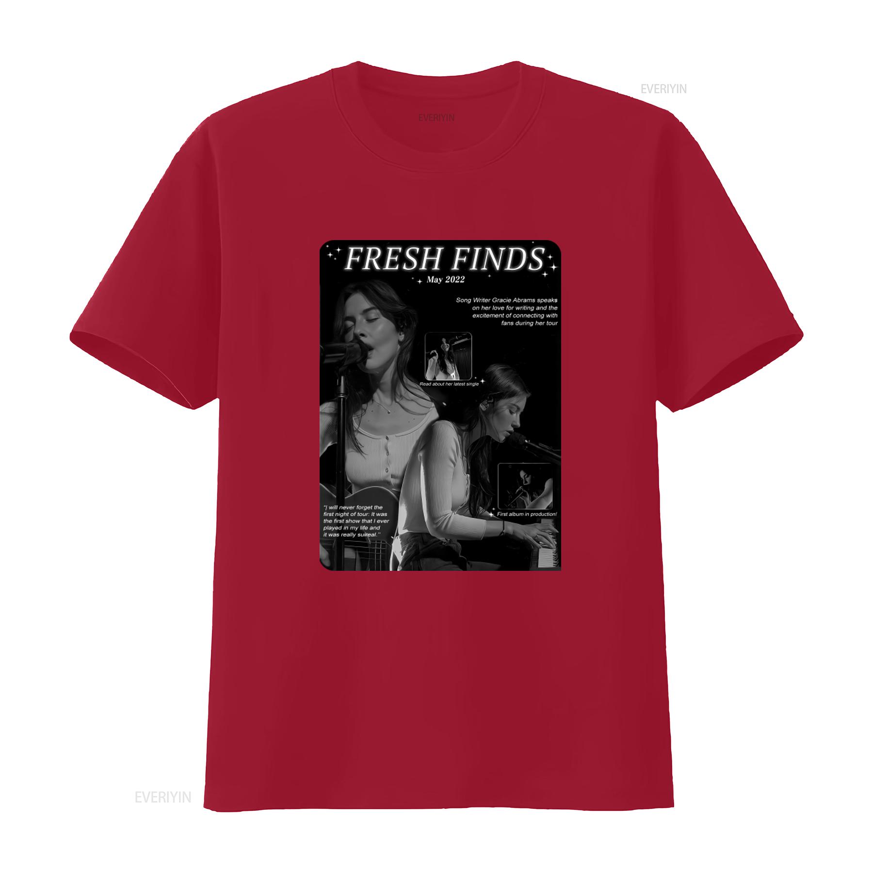 Gracie Abrams Music Inspired T Shirt The Good Riddance Tour 2023 This Is What It Feels Like Album Design vintage Washed graphic S