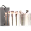 7/10/15pcs Professional Makeup Brushes Set Bag Foundation Eyelash Eyebrow Eyeshadow Cosmetic Make Up Tool