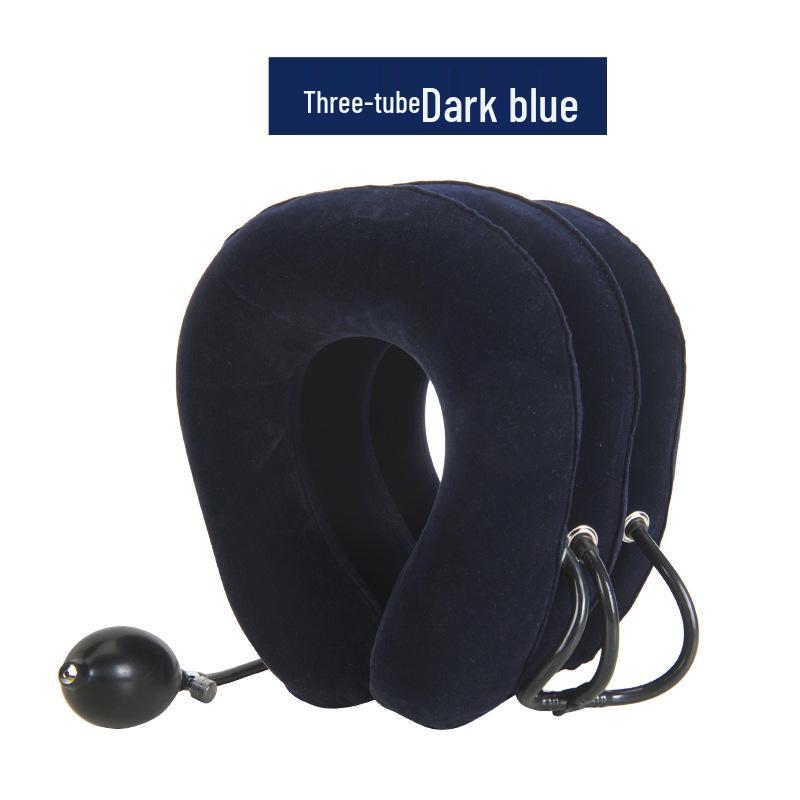 Thickened PVC Three-Tube Steel Ring Inflatable Cervical Traction Device