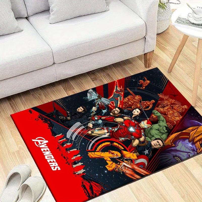 

1pc Avengers Pattern Area Rug Soft Flannel Floor Mat for Living Room,Office,Bedroom and Carpet,Sofa Coffee Table Floor Mat 60cm by 90cm