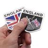 Auto Styling 3D Aluminium ENGLAND Vereinigtes Königreich UK Nationalflagge Karte Auto Motorrad Abzeichen Emblem Aufkleber Auto Zubehör