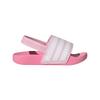 New Adidas Adilette Toddler Shoes Transparent Pink/Cloud White/Bliss Pink Infant And Toddler JR5326