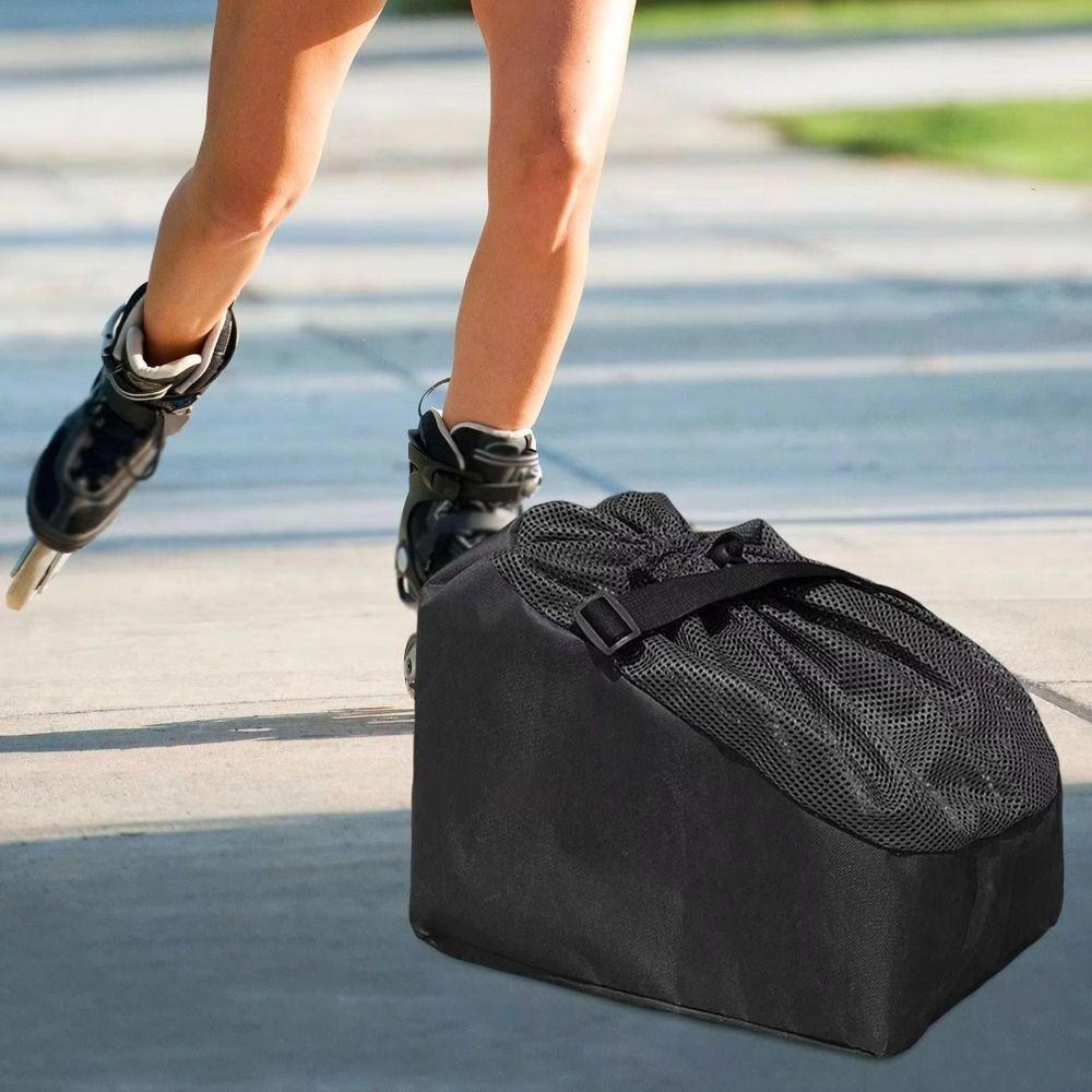 Large Capacity Ice Skate Bag Storage Bag Skating Shoes Bag Roller Skates Bag Outdoor Sports