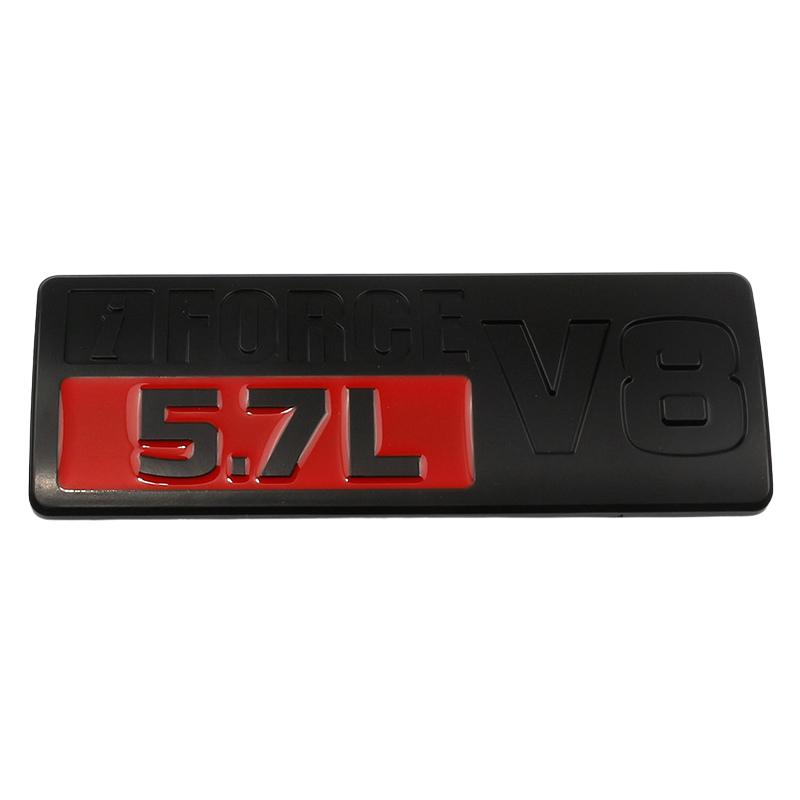Car ABS IFORCE 5.7L V8 Logo Badge Emblem Decals Sticker For Tundra Prado Tacoma Land Cruiser Styling Accessories