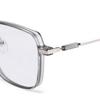Retro-Brillen UV-Schutz Damen-Sonnenbrillen Klare Rahmen Sonnenbrillen Übertriebene Sonnenbrillen Shades