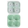 Scatola Stampo per Palline di Ghiaccio da Golf Calcio Silicone Griglia Ghiaccio per Pub Bar Cocktail Feste in Casa