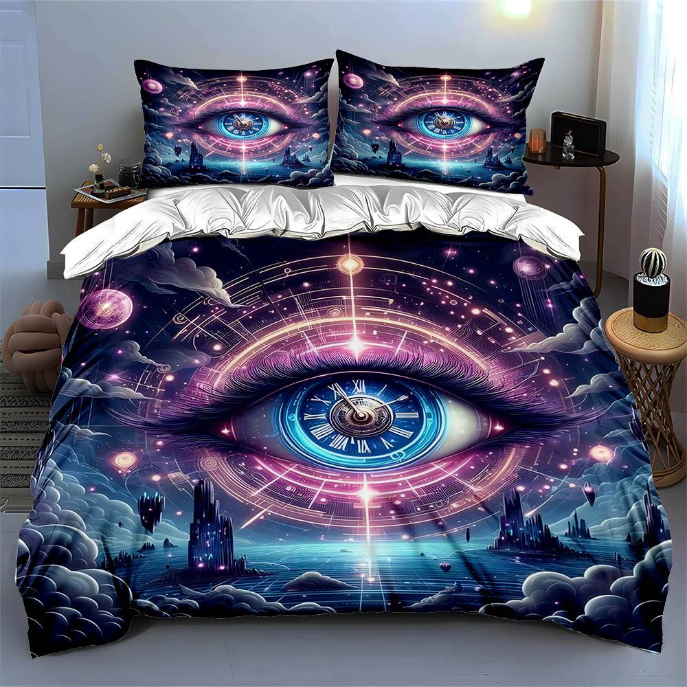 Cosmic eye design Bedding Duvet cover sets Duvet covers Pillowcases gifts (1 * Duvet Cover 2 * Pillowcases, without duvet insert)