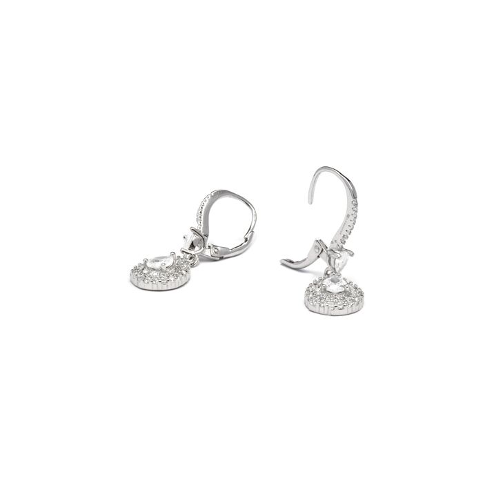 Boucles d'oreilles - LUXENTER - Shiyi - Argent 925 - Zircon Cubique - Plaqué Rhodium