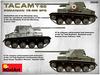 Miniart 1/35 Scale Romanian Army 76mm Self-Propelled Artillery TACAM T-60 Full Interior Plastic Model Kit MA35240