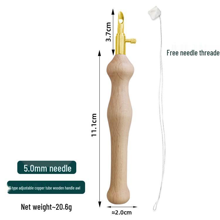 Russian Punch Needle Yarn & DIY Embroidery Tool for Cross Stitch & Coarse Weaving