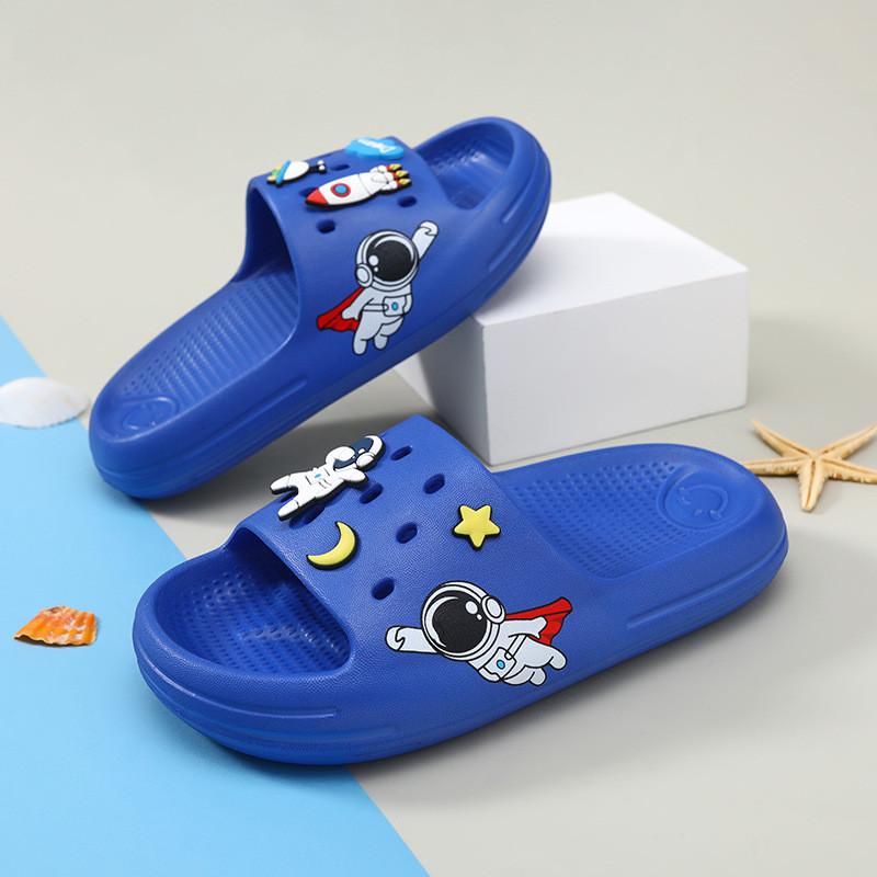 Cartoon Character Children's Slippers For Boys Summer Non-slip Home And Outdoor Use In Various Colors And Sizes