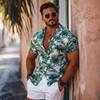 Men's Refreshing Lemon 3D Print Shirt Button Up Shirt Casual Shirt Summer Shirt Short Sleeve Daily Vacation Clothing