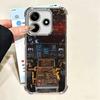 Aviation Aeroplane Pilot Cockpit Plating Phone Case For Xiaomi Poco X5 X6 X7 X8 Pro Max F8 Ultra F7 M8 M7 M5S Redmi 15C 15 14C 1
