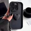 Cute 3D Love Heart Phone Case For 11 13 12 14 15 Pro Max 15 Plus Cases Camera Protection Silicone Shockproof Soft TPU Back Cover