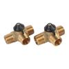 RV Water Heater Bypass Kit Strong Structure Brass 12 Inch Reinforced Hose and Fittings for Yacht