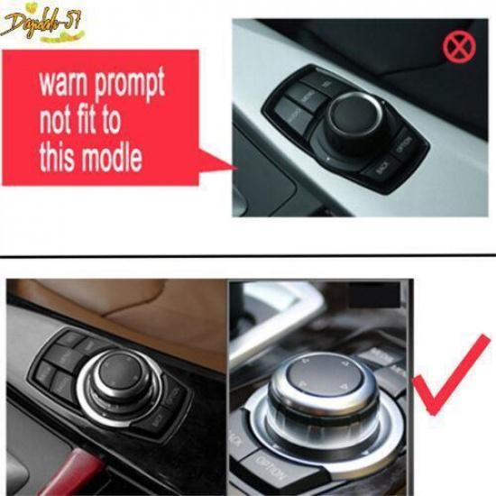 Multimedia Knob Cover Trim For BMW X1 X3 X4 X5 X6 1 2 3 4 5 6 7 Series IDrive
