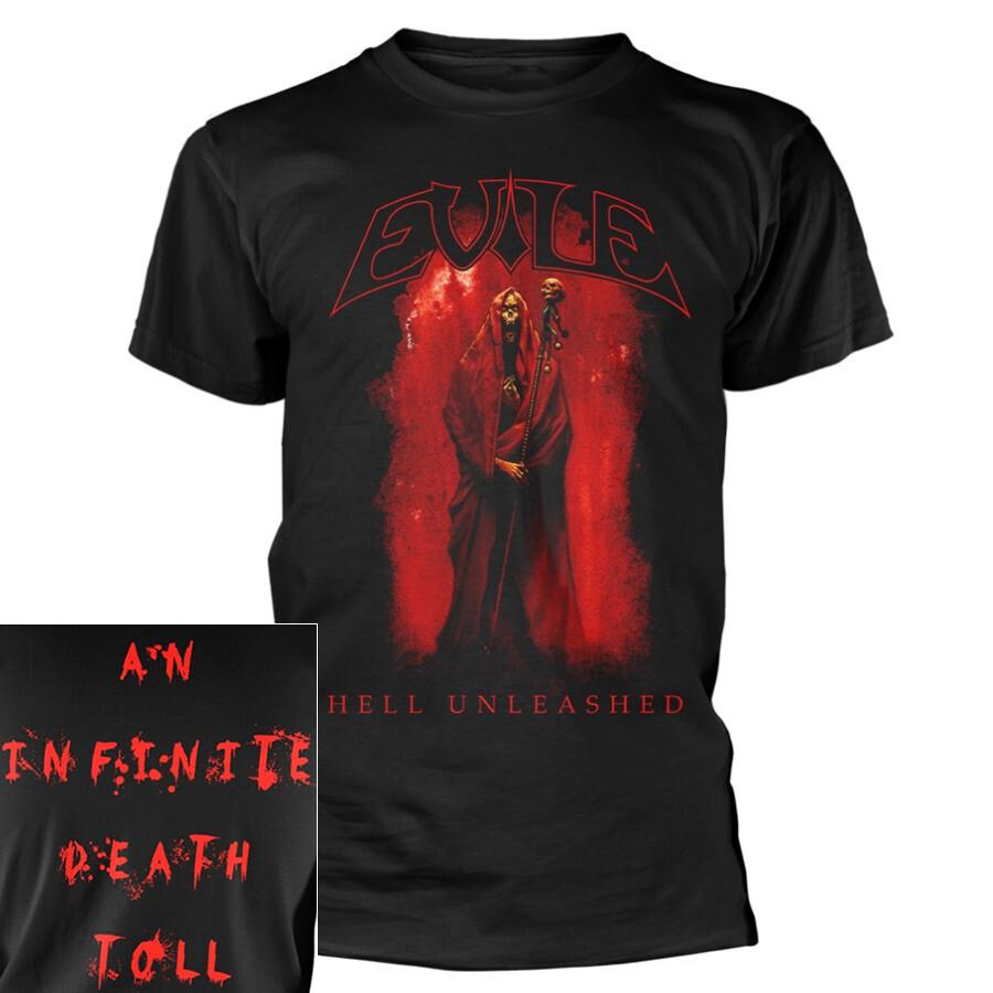 Evile Hell Unleashed Shirt S-XXL Tshirt Official Thrash Metal Band T-shirt L