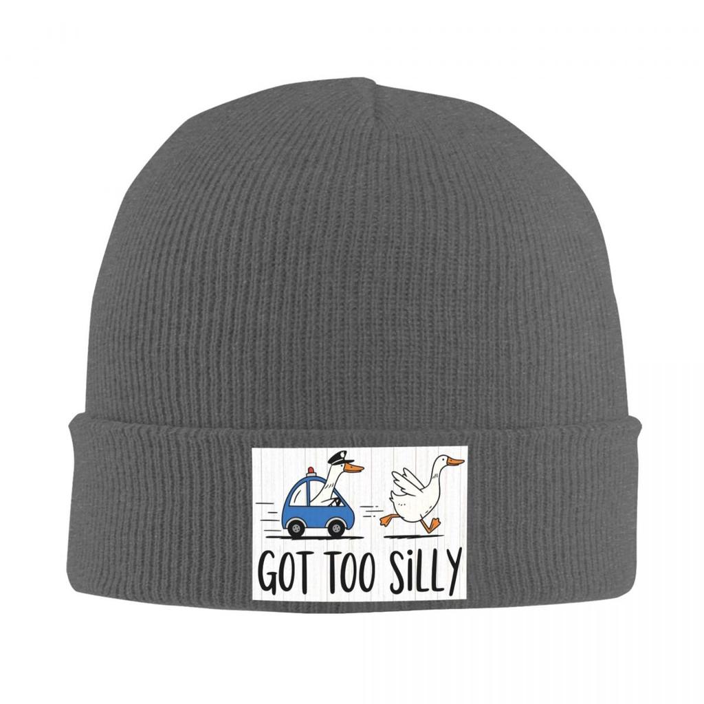 Got Too Silly Goose Funny Warm Knitted Cap Winter Knit Bonnet Hat Skullies Beanies Hip Hop Caps for Unisex