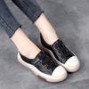 Cowhide Little White Shoes Women's New Fashion Soft-soled Single Shoes Comfortable One-pedal Sports and Leisure Shoes