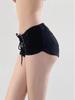Women's Sexy Lace-Up Low-Rise Denim Shorts - Summer Slim Fit