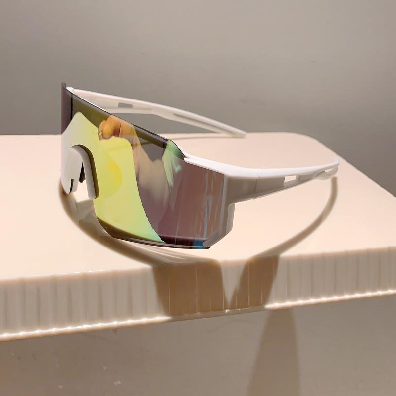 

Трендовые зеркальные женские очки Мужские очки бренда Origin Сверхлегкие солнцезащитные очки Черные солнцезащитные очки оверсайз для велоспорта, пеших прогулок as picture shows