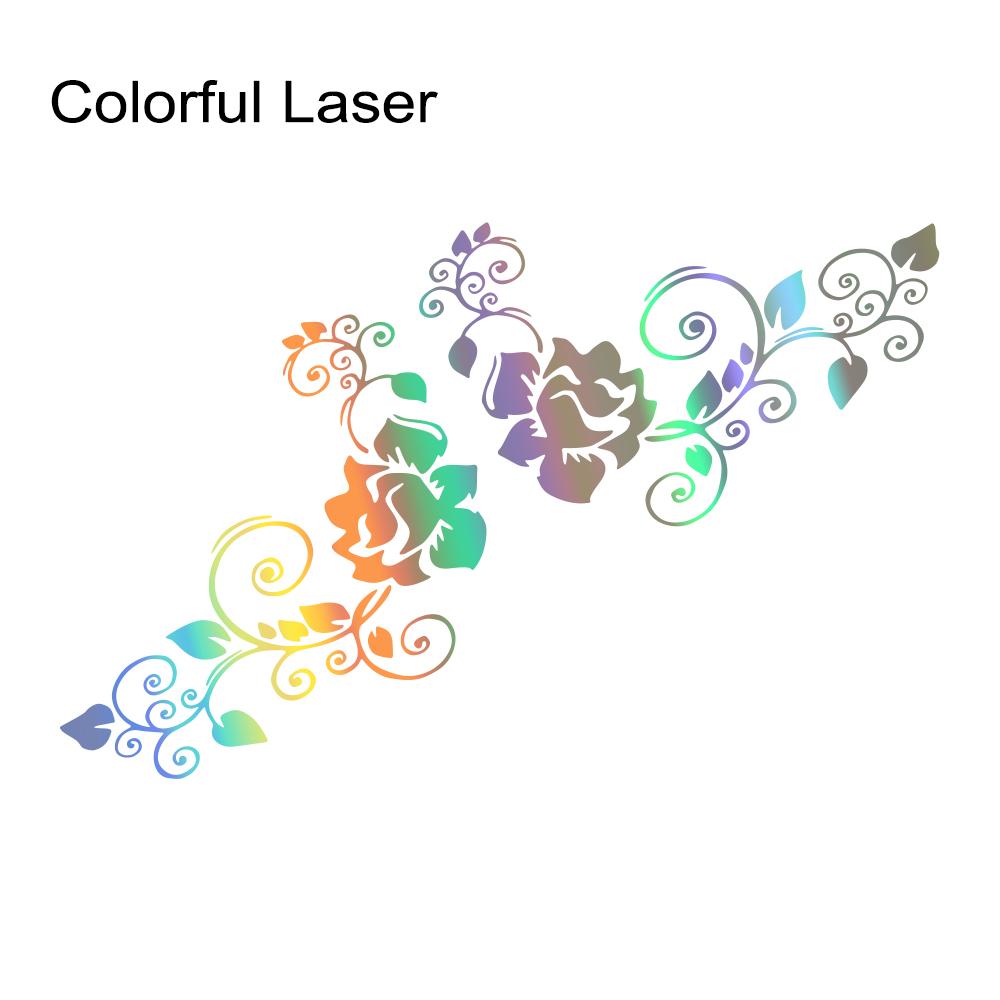 Car Flowers Graphics Stickers Decals Auto Both Body Wrap Vinyl Film Cover Automobiles Decoration Vehicles Tuning Accessories