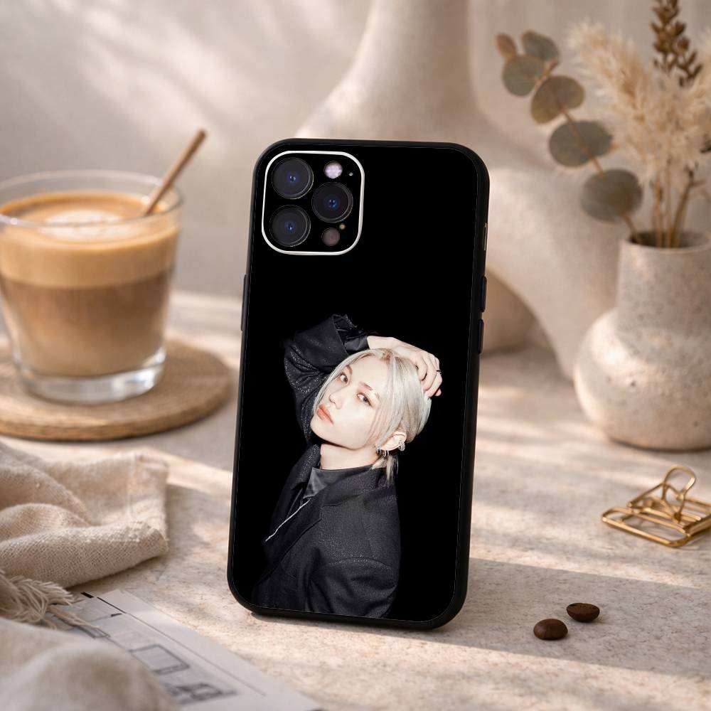 F-Felix Lee S-SKZ Karm Phone Case For iPhone17,16,15,14,13,12Plus,Pro Max,XS,5G Soft Silicone Black Cover iPhone17air