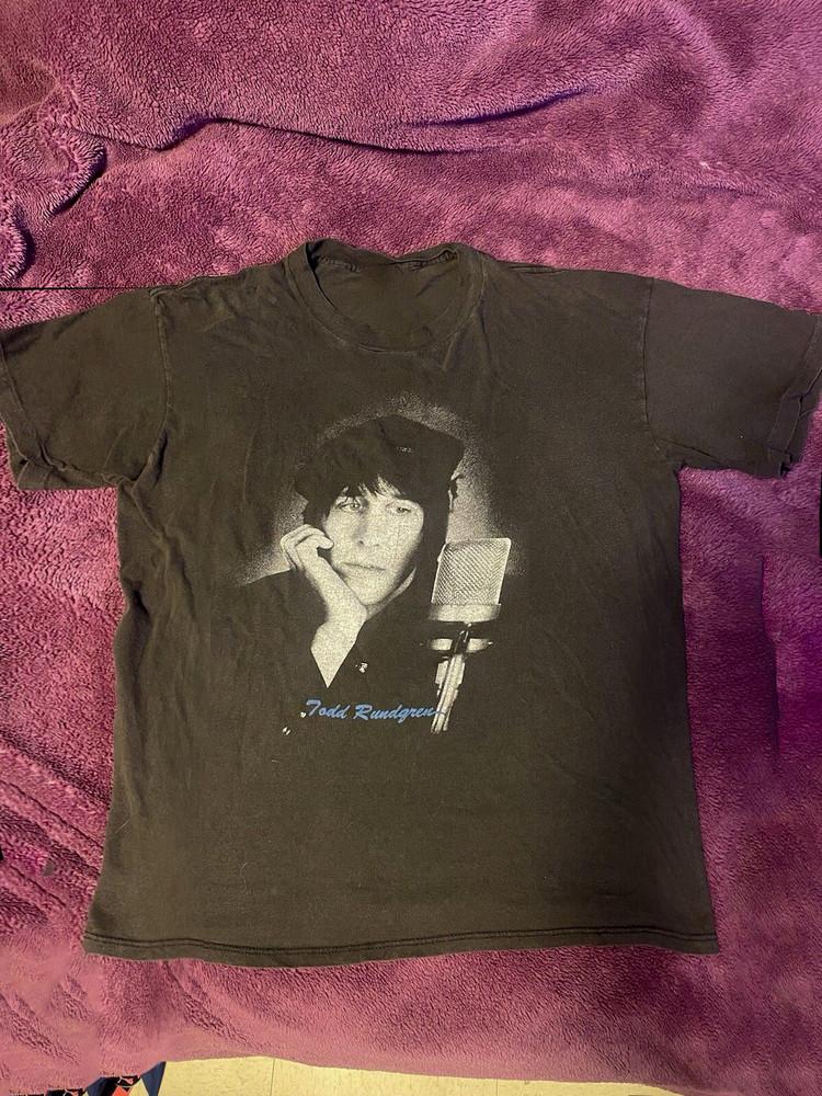 Todd Rundgren Tour Short Sleeve Black Unisex Shirt S To 3XL Unisex T-Shirt XXL