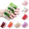 16 Sheets Nail Polish Strips Full Nail Wraps Stickers for Nail Art Decals Nail Stickers Nail Polish Wraps Strips