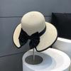 Summer Straw Hat Top Panama Hat Women In Korean Style Large Brim Sun Protection Cap Versatile Vacation Beach Hat Fascinator