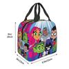 Teens Titans Go Beast Boy Thermal Insulated Lunch Bags for Picnic Portable Food Bag Container Men Women Thermal Cooler Lunch Box