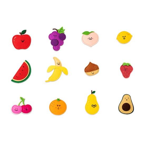Noriter Fruit + Vegetable Infant Felt Magnetic Teaching Aid Set, Korean Popular Puzzles