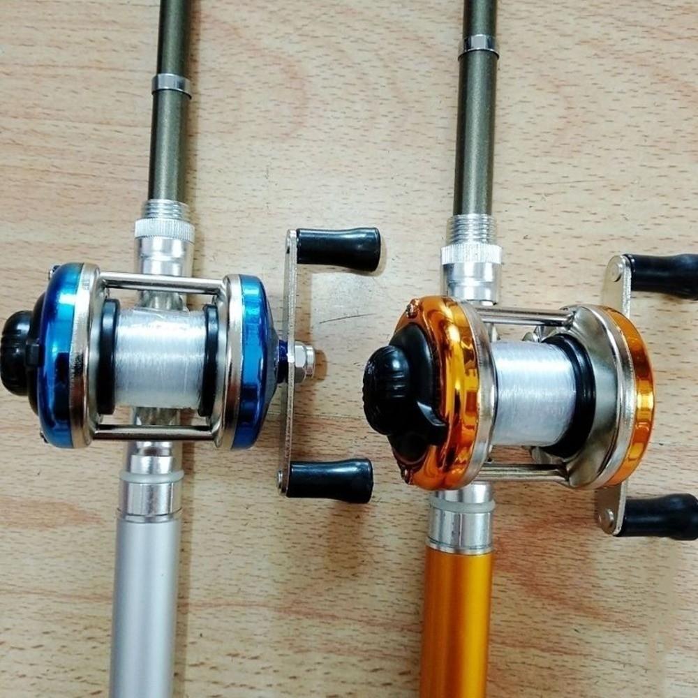 Metal Construction Ice Fishing Reels Right Left Hand Mini Size Fishing Spinning Reel Portable Use High Speed