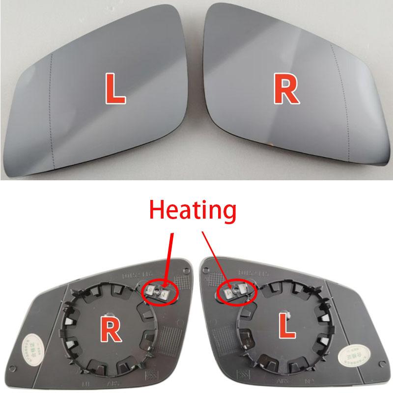 For BMW X1 F48 E84 F07 F10 F11 F20 F21 F22 F23 F30 F31 F34 F40 Car Left/Right Side Mirrors Reflective Lens Glass with Heating