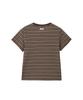 YALE Women'S Multi-Stripe T-Shirt_Brown