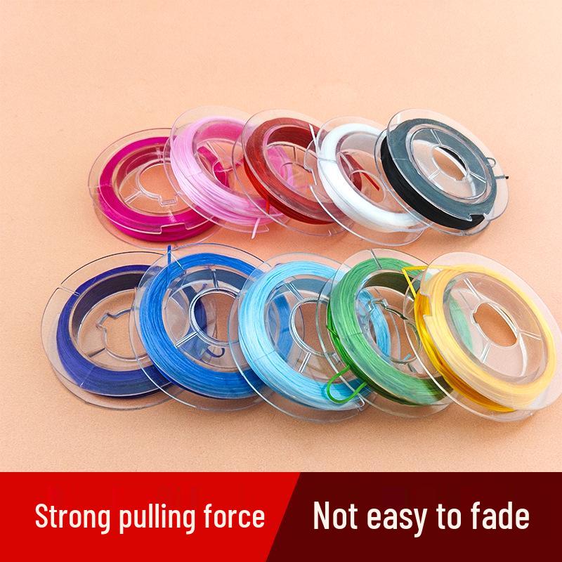 Mini Elastic Beading Cord - Wear-Resistant for DIY Bracelets and Stringing