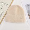Autumn and Winter Hats for Women Plush New Korean Knitted Hats Versatile Warm Ear Protection Thickened Fashionable Wool Hats