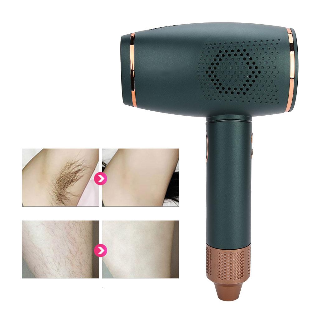 Aimanfun 400000 Flashes Hair Removal Machine Portable Household Hair Removal Devices Dark GreenEU