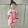 Adorable Cartoon Shoulder Bag For Kids Cute Knitted Animal Pattern Preschool Use