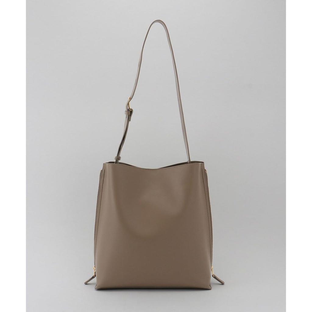 ROPE & PAULO EPOR Y BAG Schultertasche Groß, Damen, Hellgrau