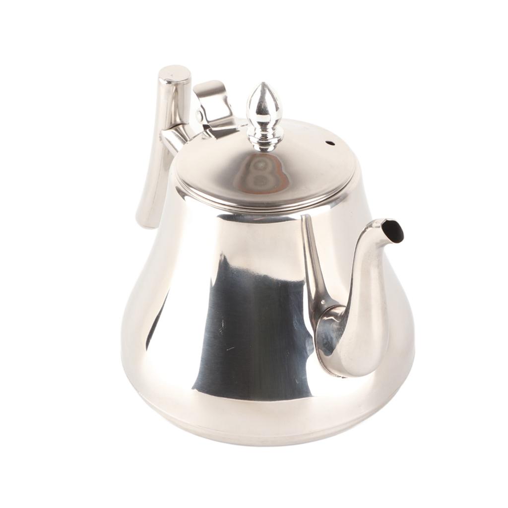 Household High Quality Stainless Steel Kettle Thickened Teapot Coffee Pot with Infuser for Hotel Restaurant