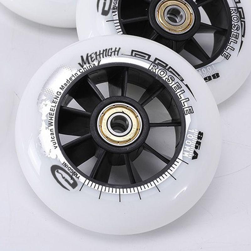 Ruidongle Professional Speed Skating Wheels High Elasticity Wear-resistant Large Pie Wheels 85A Racing Competition 90 100 110mm