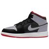 Air 1 Mid GS Bred Shadow Kinder Sneaker Schwarz Feuerrot Weiß DQ8423-006