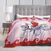 Coperte Rosse Amore Cartone Animato Diddl Qualità Morbida Coperta da Viaggio Invernale Divano Letto Copriletto Confortevole 50X60