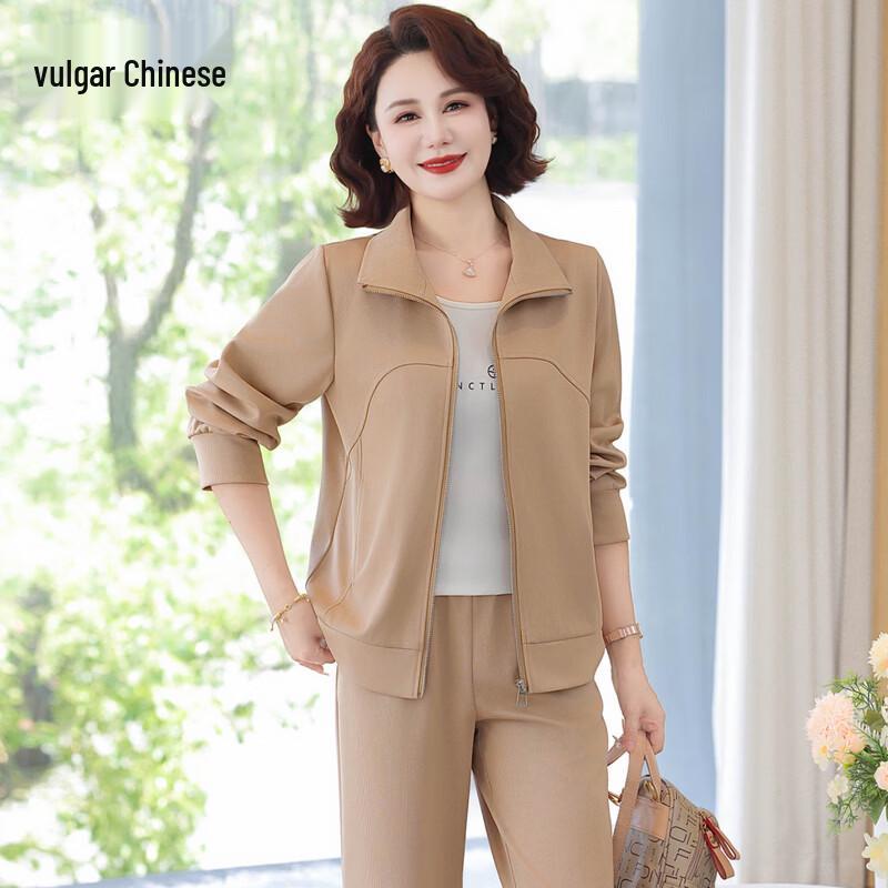 Women s Plus Size Casual Long Sleeve Jacket & Pants Set 4XL
