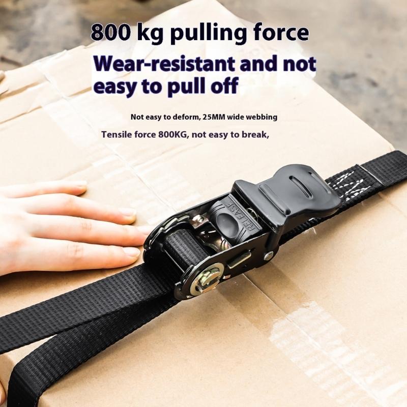 Bardzo Mocne Pasmo Napinające z Ratchetem 300/500 cm Taśma Poliestrowa Zabezpiecza Ciężkie Ładunki Podczas Transportu dla Logistyki Przeprowadzek