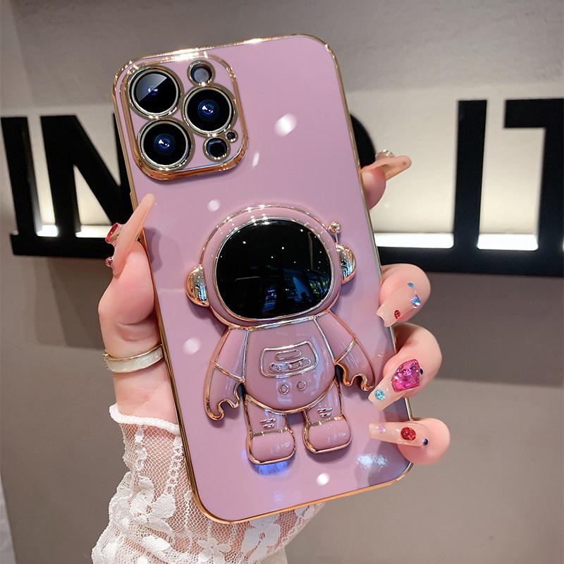 Pro Samsung Galaxy A53 A52S A52 A51 A73 A13 A72 A71 A33 A32 A12 A22 A 53 73 52S 52 13 Pouzdro Luxusní držák Astronaut Kryt na tel.